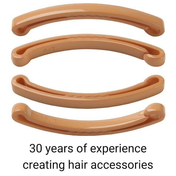 Hair Barrettes Clips Set Medium Plastic Dome Styling Accessories for Girls Women main image 5
